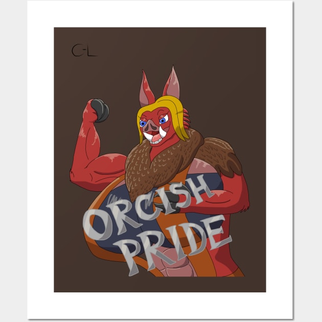 Orcish Pride v2 Wall Art by Cyborg-Lucario